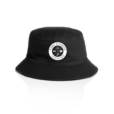 Color Cotton Bucket Hat All Black Thumbnail